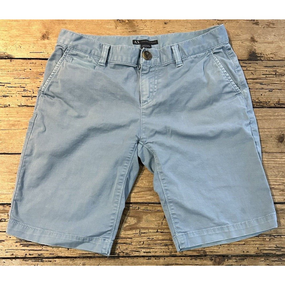 Armani exchange women’s size 0 teal Bermuda shorts￼ - Picture 1 of 6